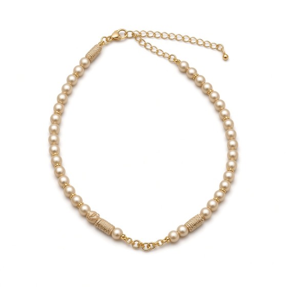 Mid Beaded Leg Chain