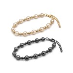 Mid Beaded Leg Chain