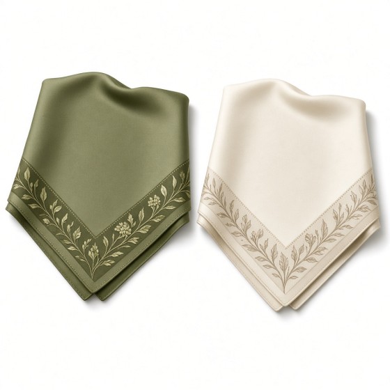 Mid Bordered Scarf