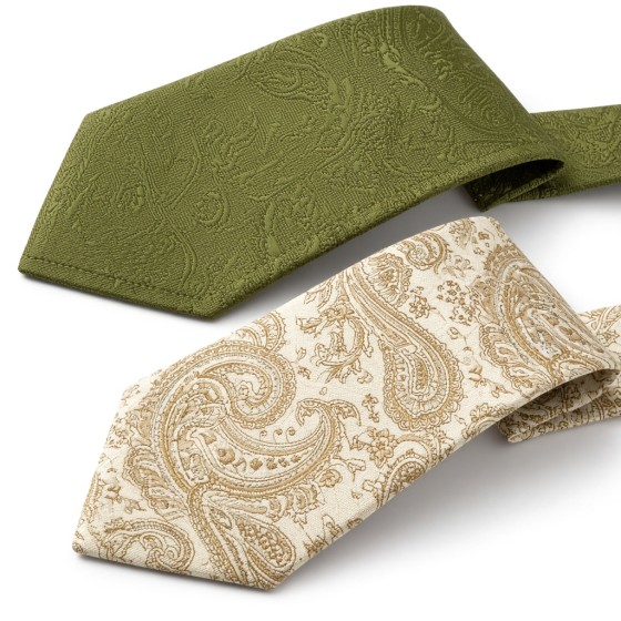 Mid Paisley Tie