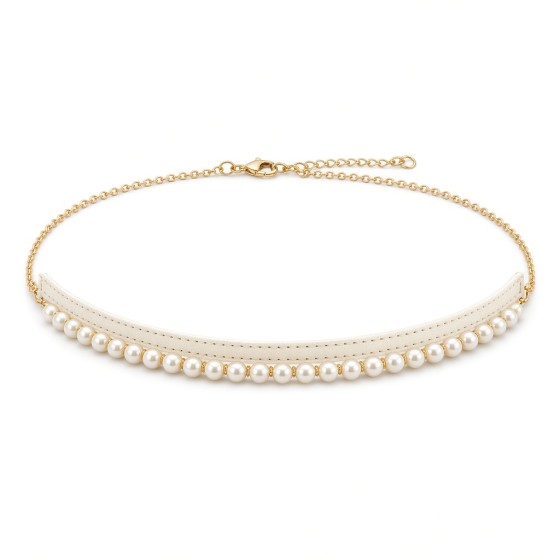 Mid Pearl-feel Necklace