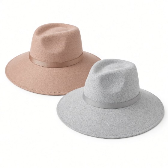 Mid Wide Brim Hat
